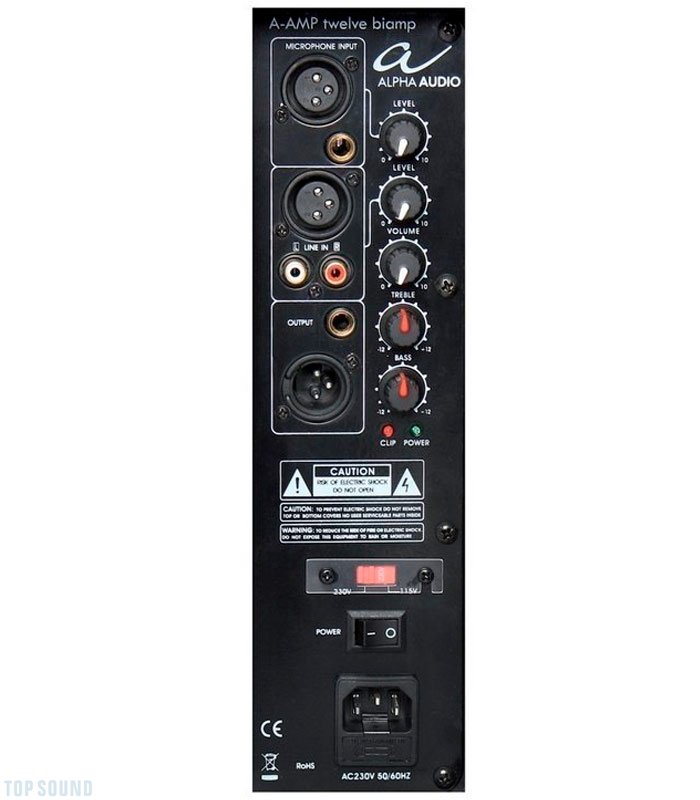Alpha Audio 170110 Enceinte Active A-Amp Twelve Biamp